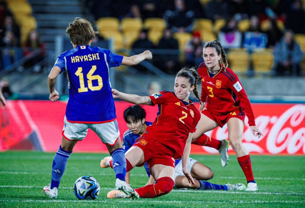 Ona Battle in action for Spain
