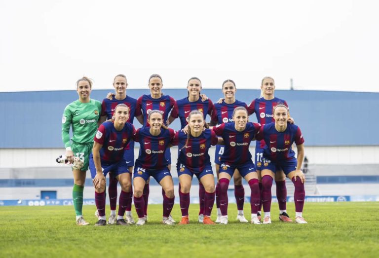 Barcelona Femeni starting lineup