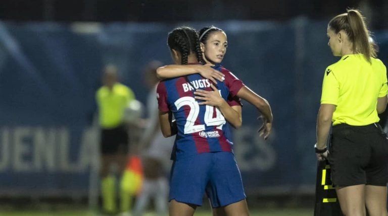 Esmee Brugts debuts for Barcelona