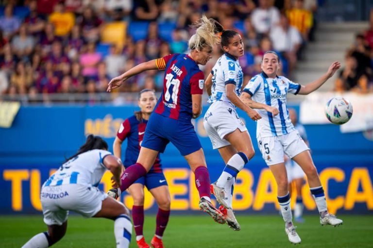 Alexia Putellas in action for Barcelona Femeni