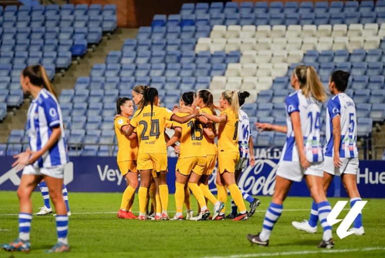 Barcelona Femeni defeat Sporting Huelva