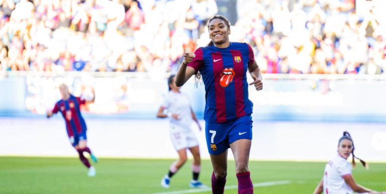 Salma Paralluelo scores hattrick against Sevilla