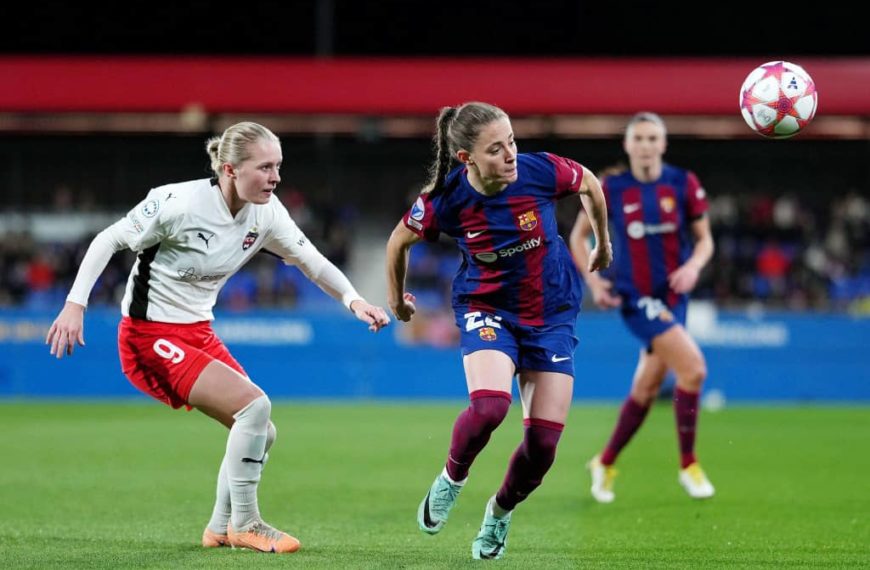 Barcelona Femeni defeated Rosengard 7-0 in the Champions League