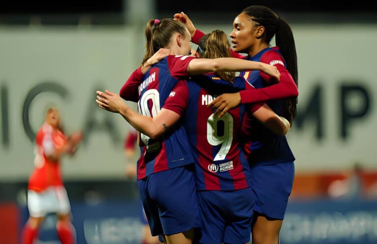 Barcelona Femeni draw 4-4 against Benfica