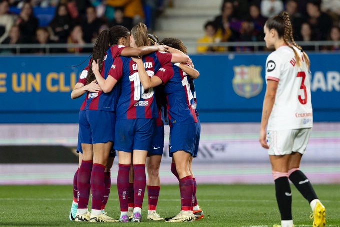 Barcelona Femeni 8-0 Sevilla Femenino | Copa de la Reina QF
