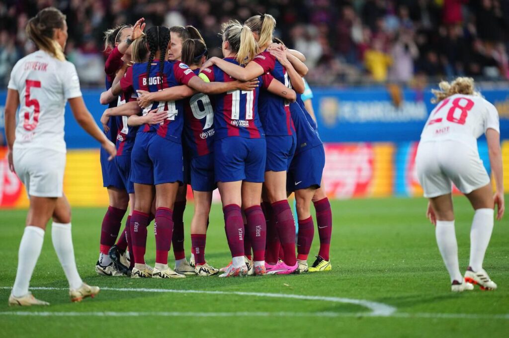 Barcelona Femeni 3-1 SK Brann (Aggr: 5-2)