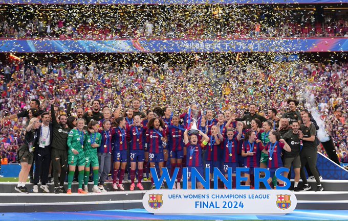 Historic Victory: Barcelona Femeni Finally Overcome Lyon Challenge to Win Back-to-Back Champions…